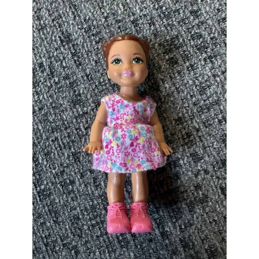Mattel Barbie Chelsea and Friend Boy Doll FHK94 Floral Dress Cactus Tee Set 6in